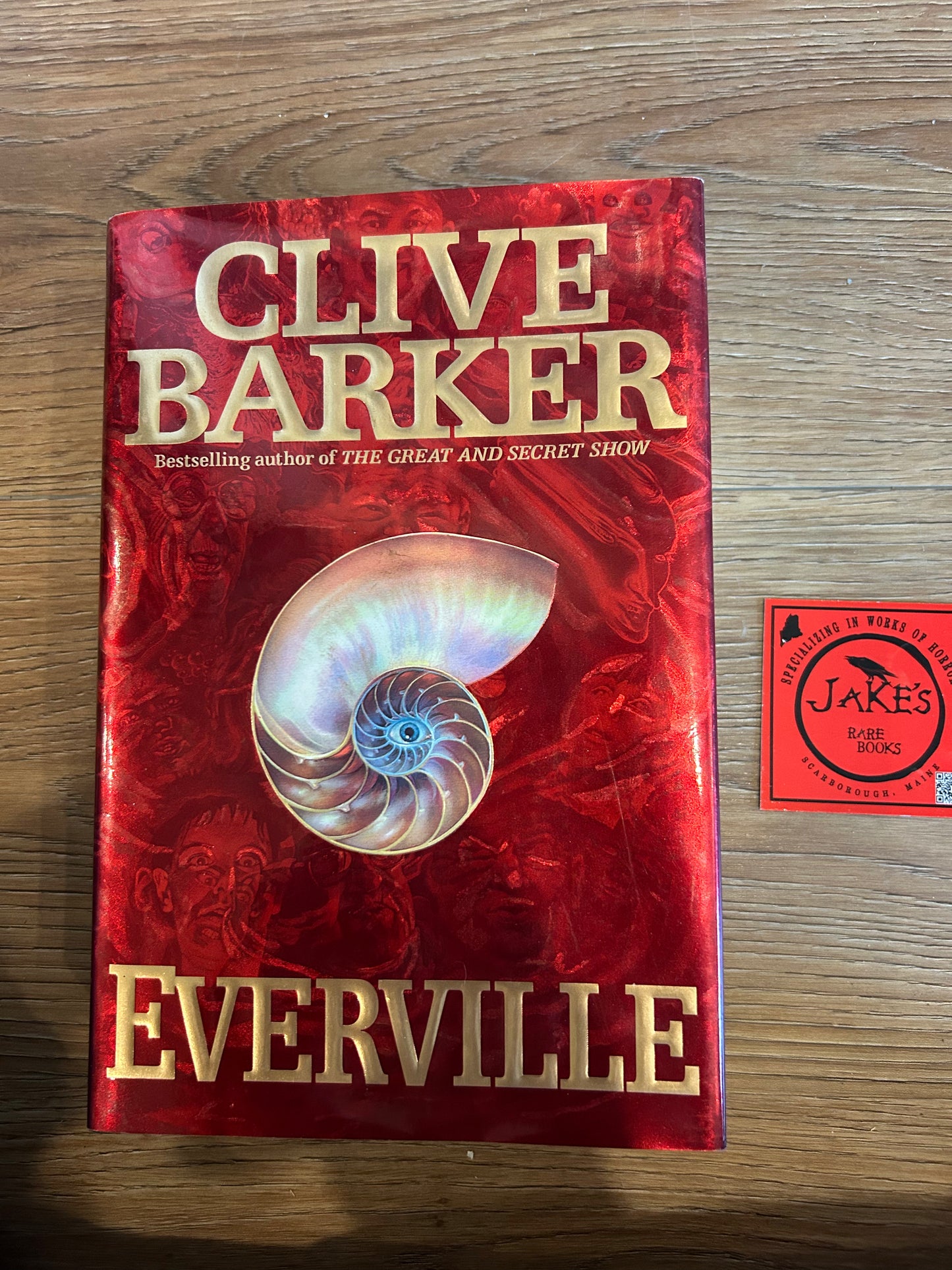 Clive Barker, Everville, First Edition, Harper Collins