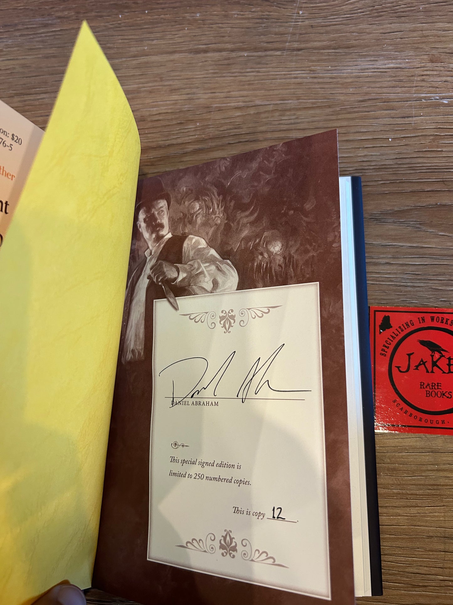 Daniel Abraham, the Incident of the Harrowmoor Dogs, Signed Limited #12, Subterranean Press
