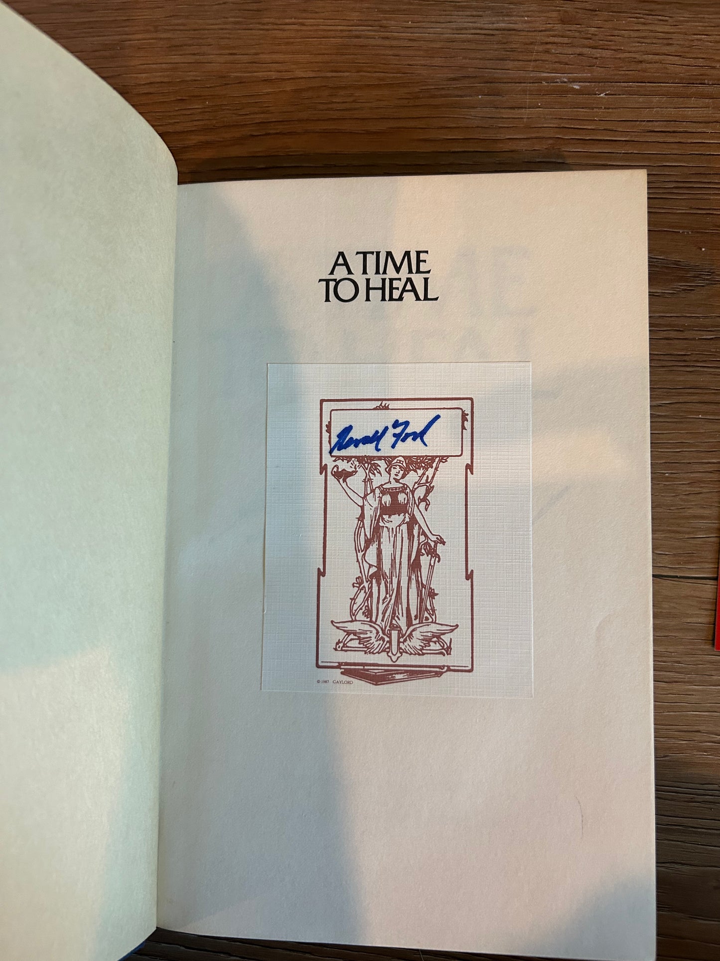 Gerald Ford, A Time to Heal, Signed First Edition, Harper and Row