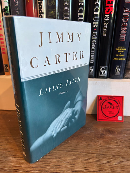 Jimmy Carter, Living Faith, Signed First Edition, Random House