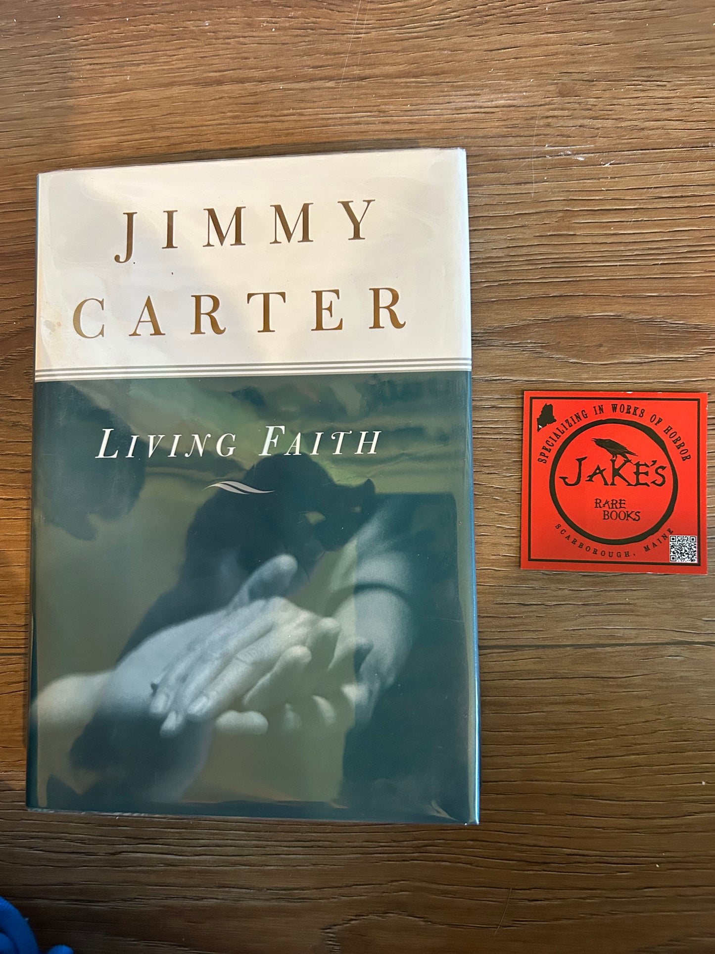 Jimmy Carter, Living Faith, Signed First Edition, Random House