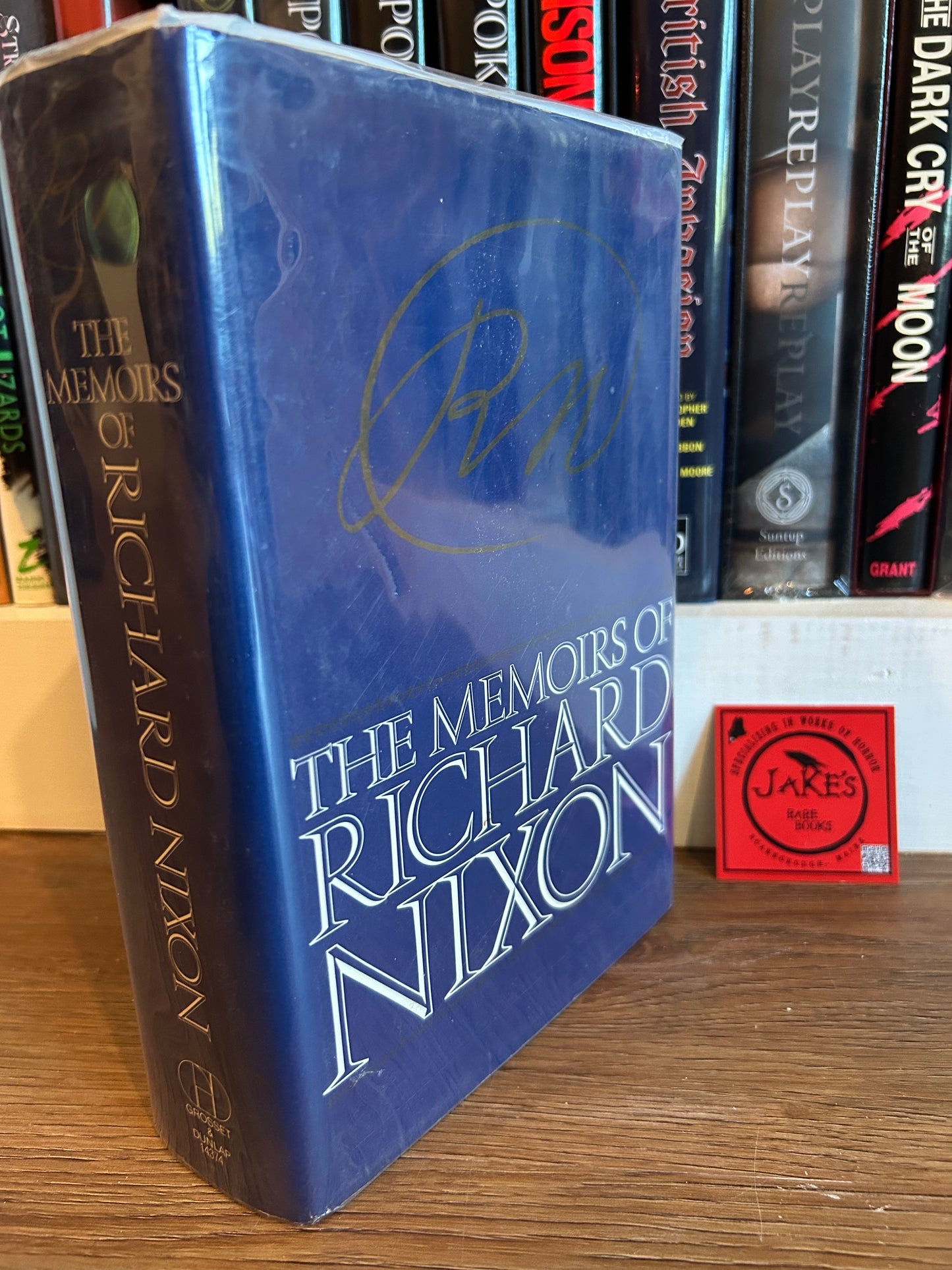 Richard Nixon, The Memoirs of Richard Nixon, Signed First Edition, Grosset and Dunlap