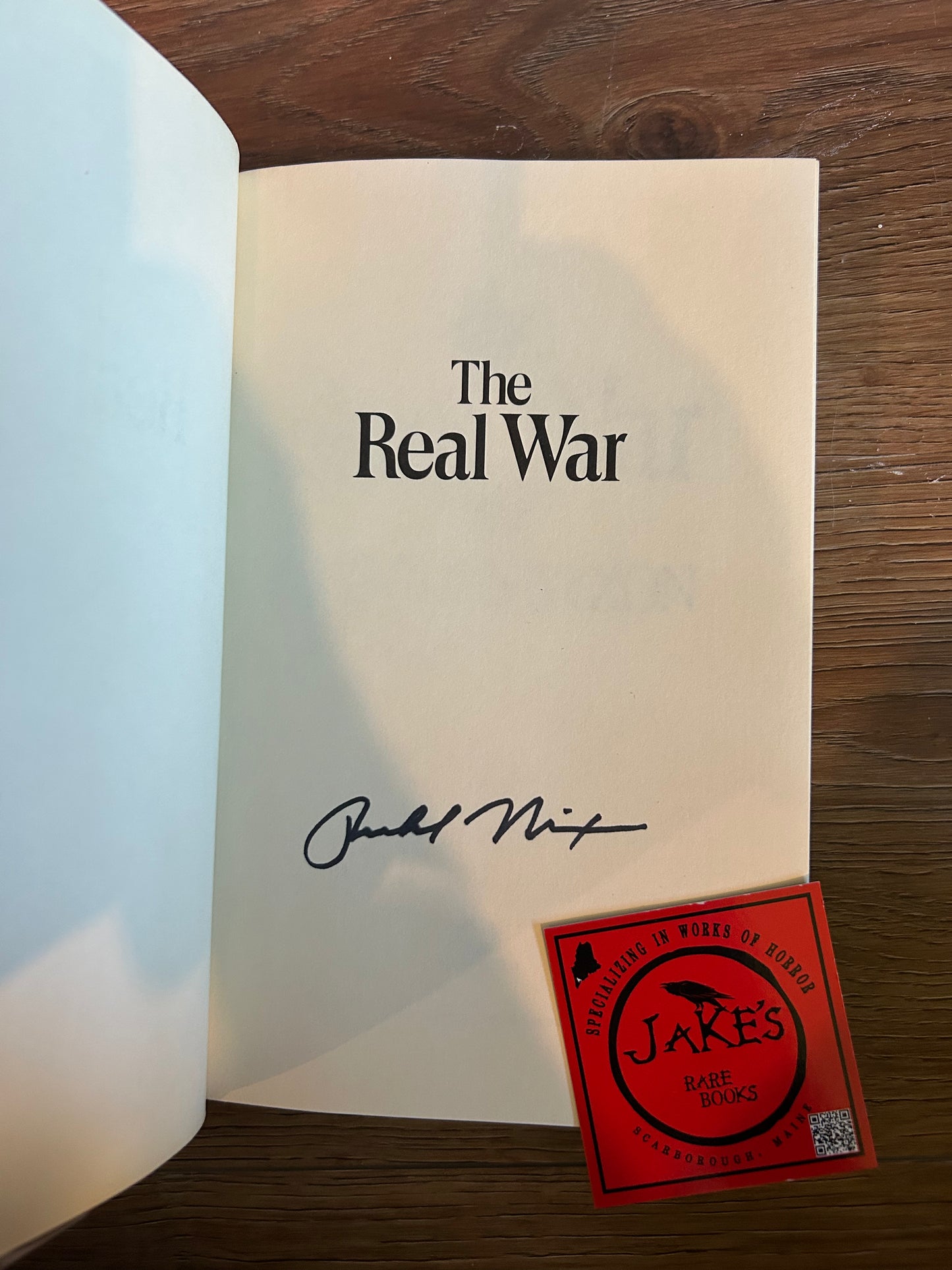 Richard Nixon, The Real War, Signed First Edition, Warner Books