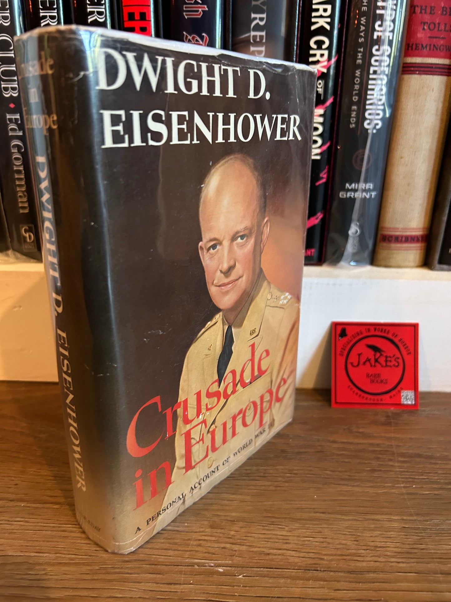 Dwight Eisenhower, Crusade in Europe, Signed First Edition, Doubleday