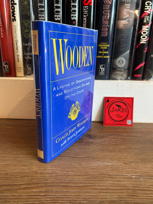 John Wooden, Wooden, Signed First Edition, Contemporary Books