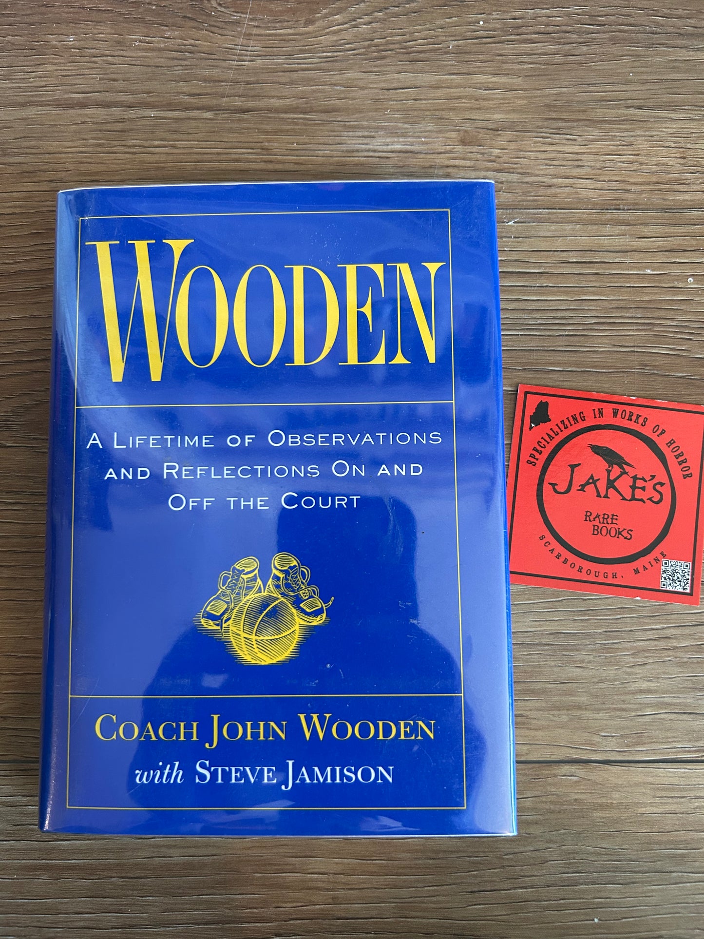 John Wooden, Wooden, Signed First Edition, Contemporary Books