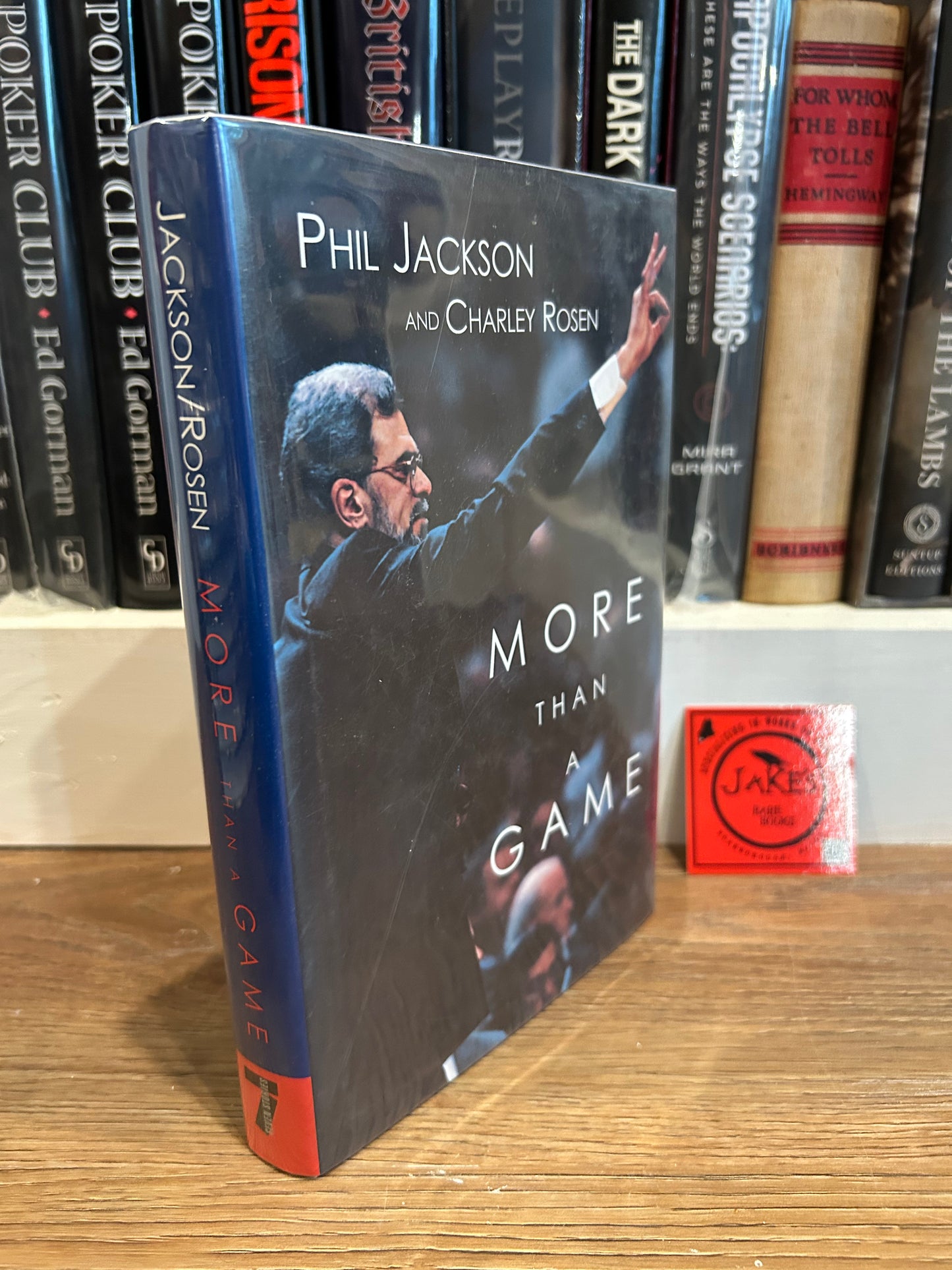 Phil Jackson, More Than a Game, Signed First Edition, Seven Stories Press