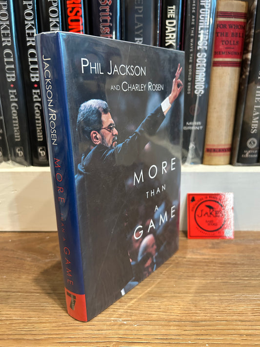 Phil Jackson, More Than a Game, Signed First Edition, Seven Stories Press