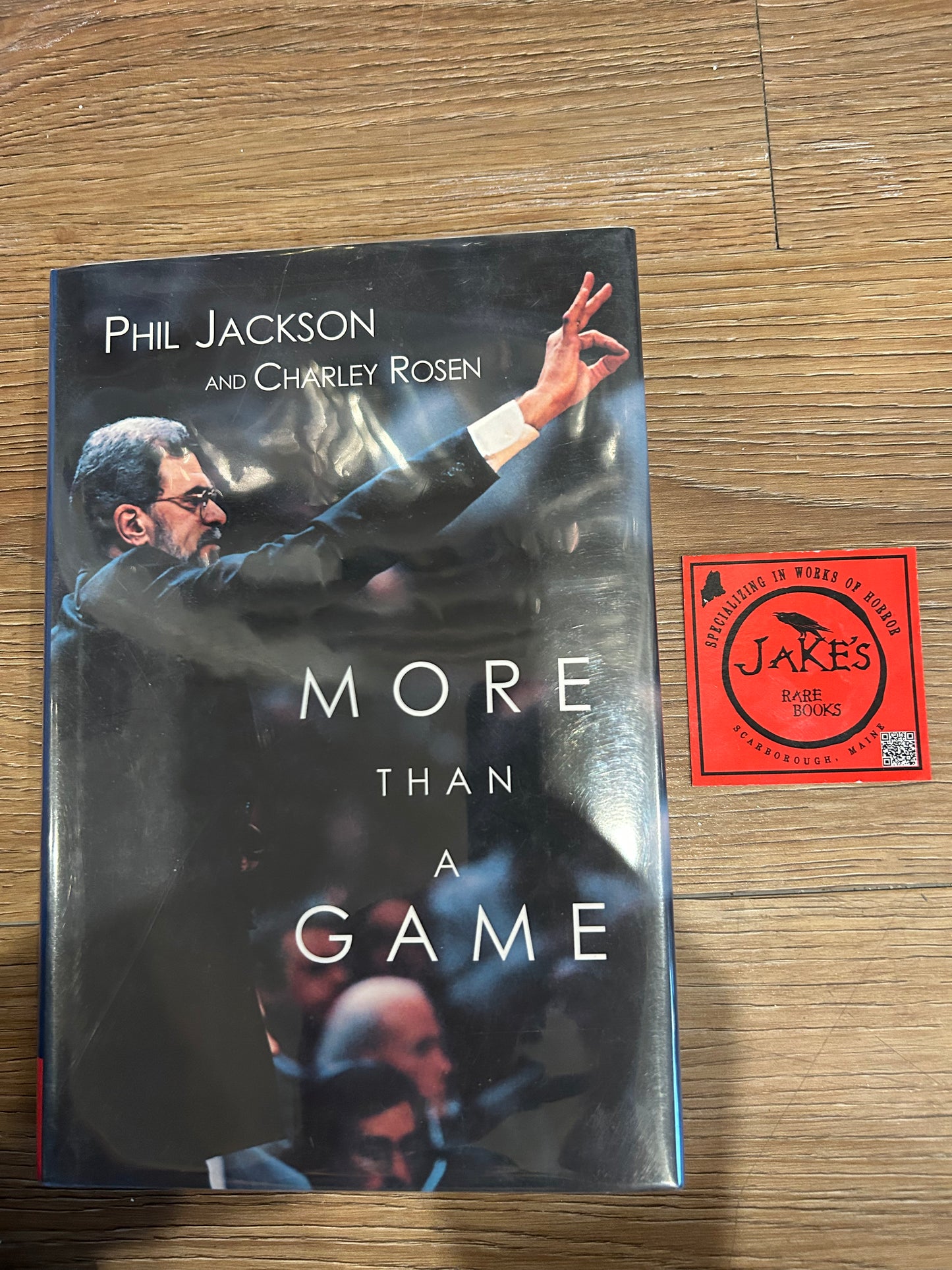 Phil Jackson, More Than a Game, Signed First Edition, Seven Stories Press