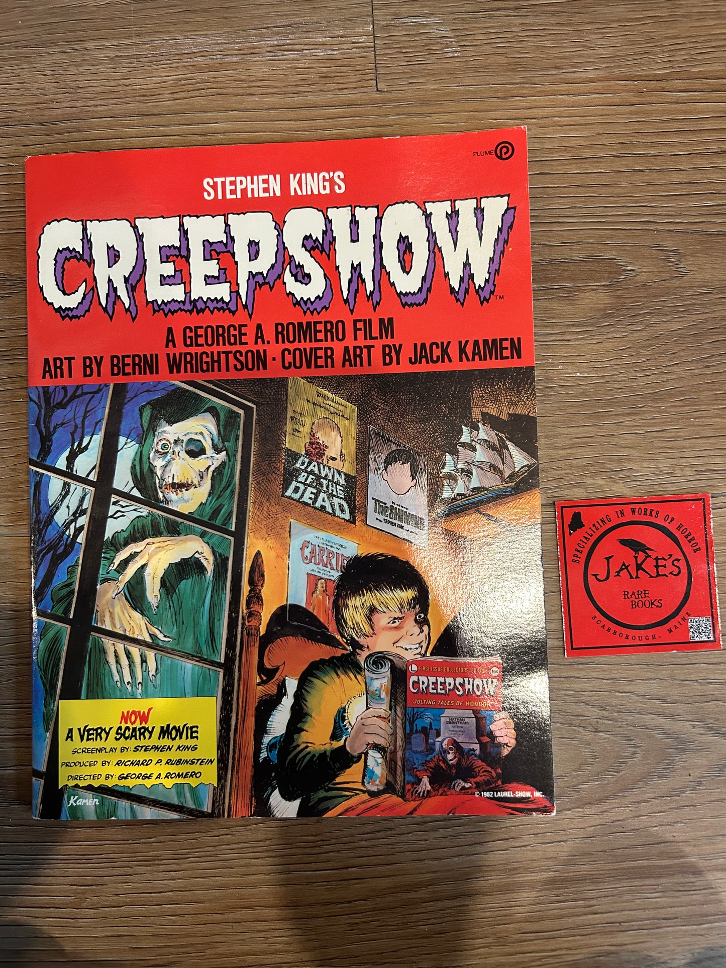 Stephen King, Creepshow, First Edition, Plume
