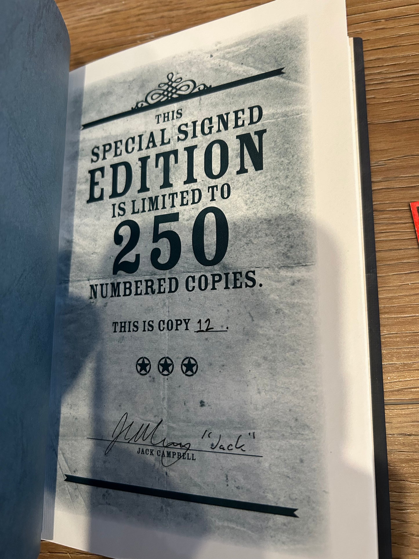 Jack Campbell, The Last Full Measure, Signed First Edition, #12 out of 250, Subterranean Press