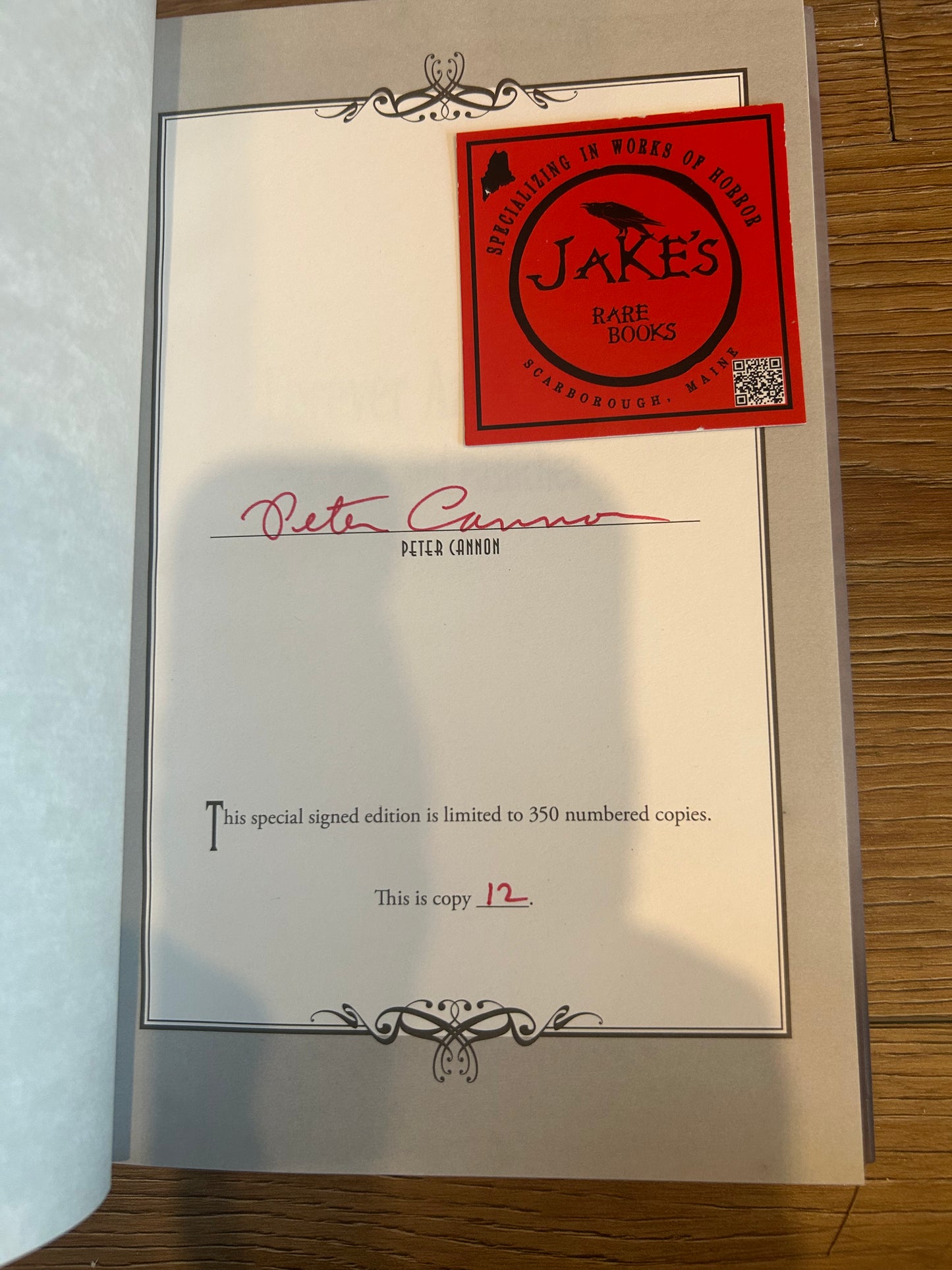 Peter Cannon, Forever Azathoth, Signed First Edition, #12 of 350, Subterranean Press