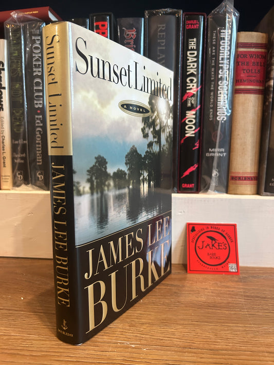 James Lee Burke, Sunset Limited, Signed First Edition, Doubleday
