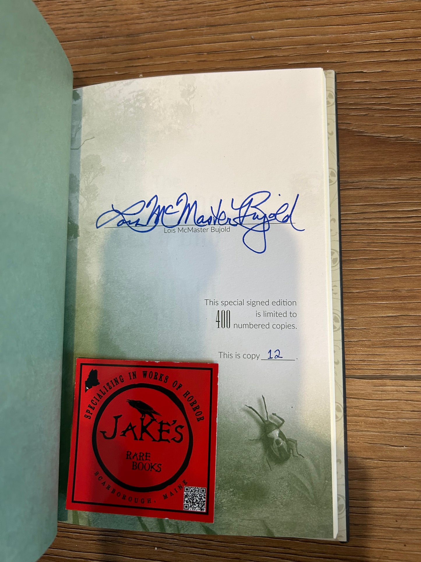 Lois Bujold, The Flowers of Vashnoi, Signed First Edition #12, Subterranean Press