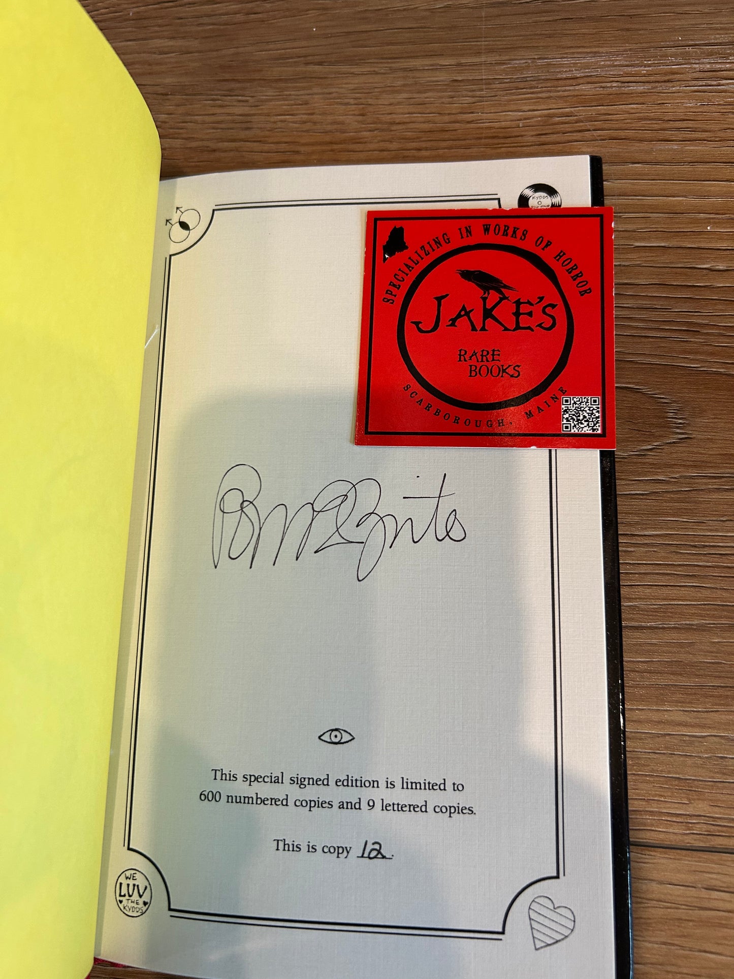 Poppy Brite, Plastic Jesus, Signed Limited Edition #12, Subterranean Press