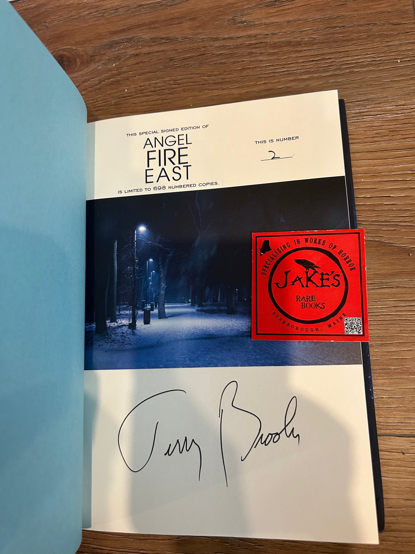 Terry Brooks, Angel Fire East, Signed Limited Edition #2, Cemetery Dance