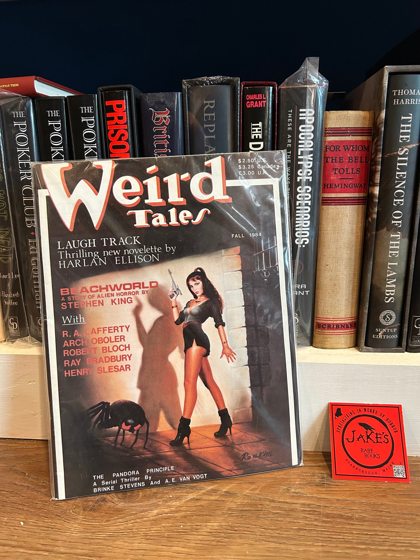 Stephen King, Weird Tales Magazine, Fall 1984, Featuring “Beachworld”