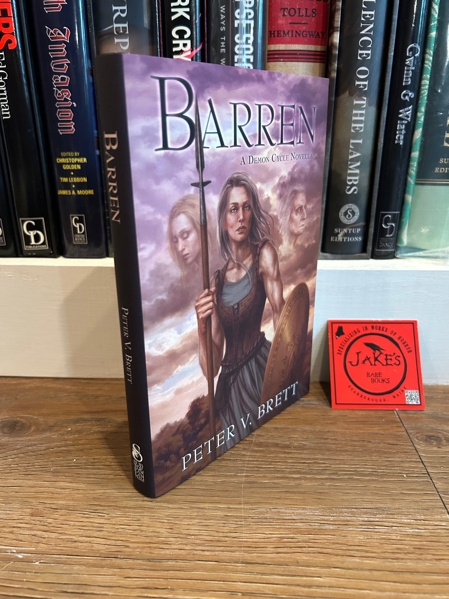 Peter Brett, Barren, Signed Limited Edition #12, Subterranean Press