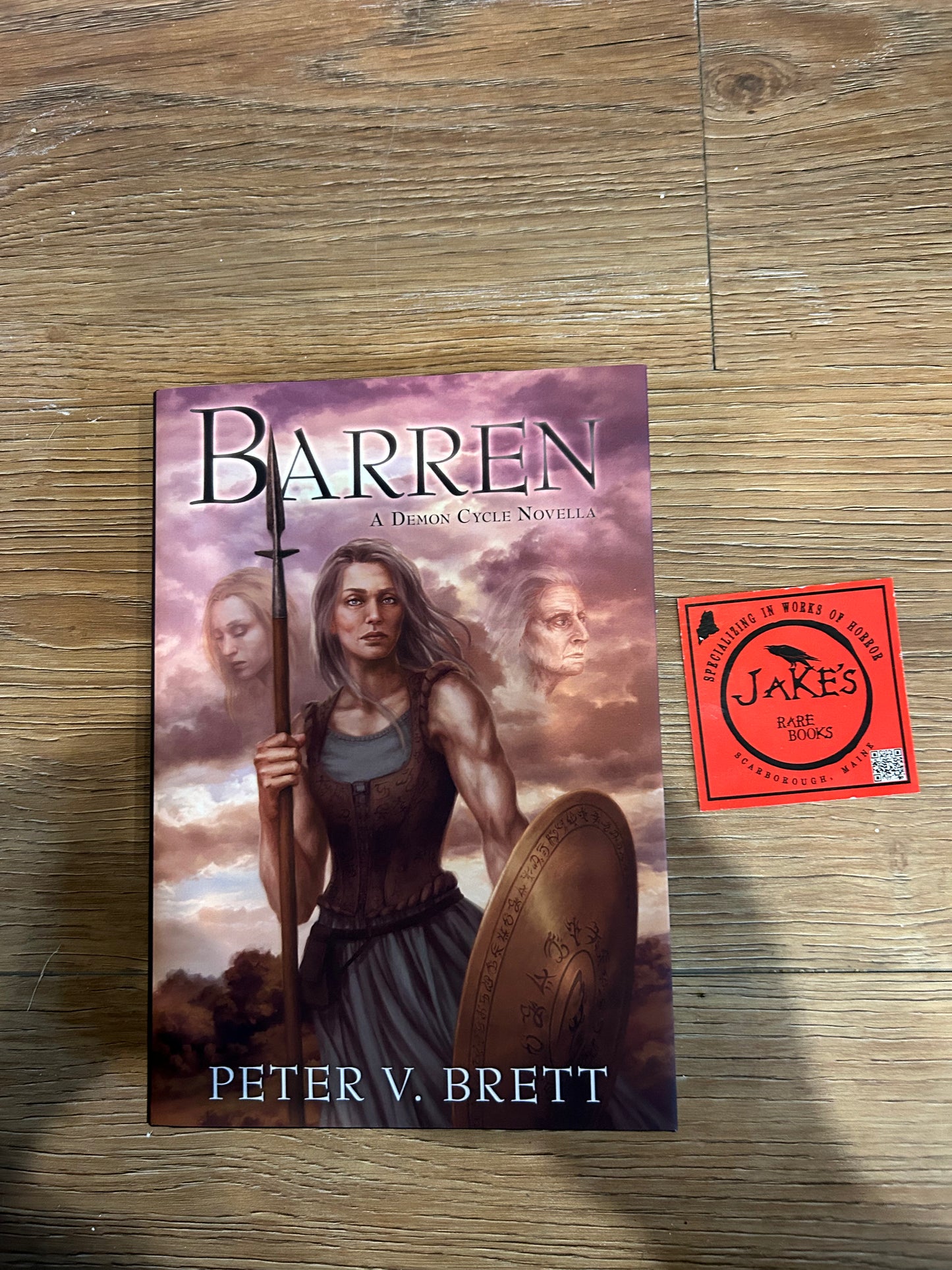 Peter Brett, Barren, Signed Limited Edition #12, Subterranean Press