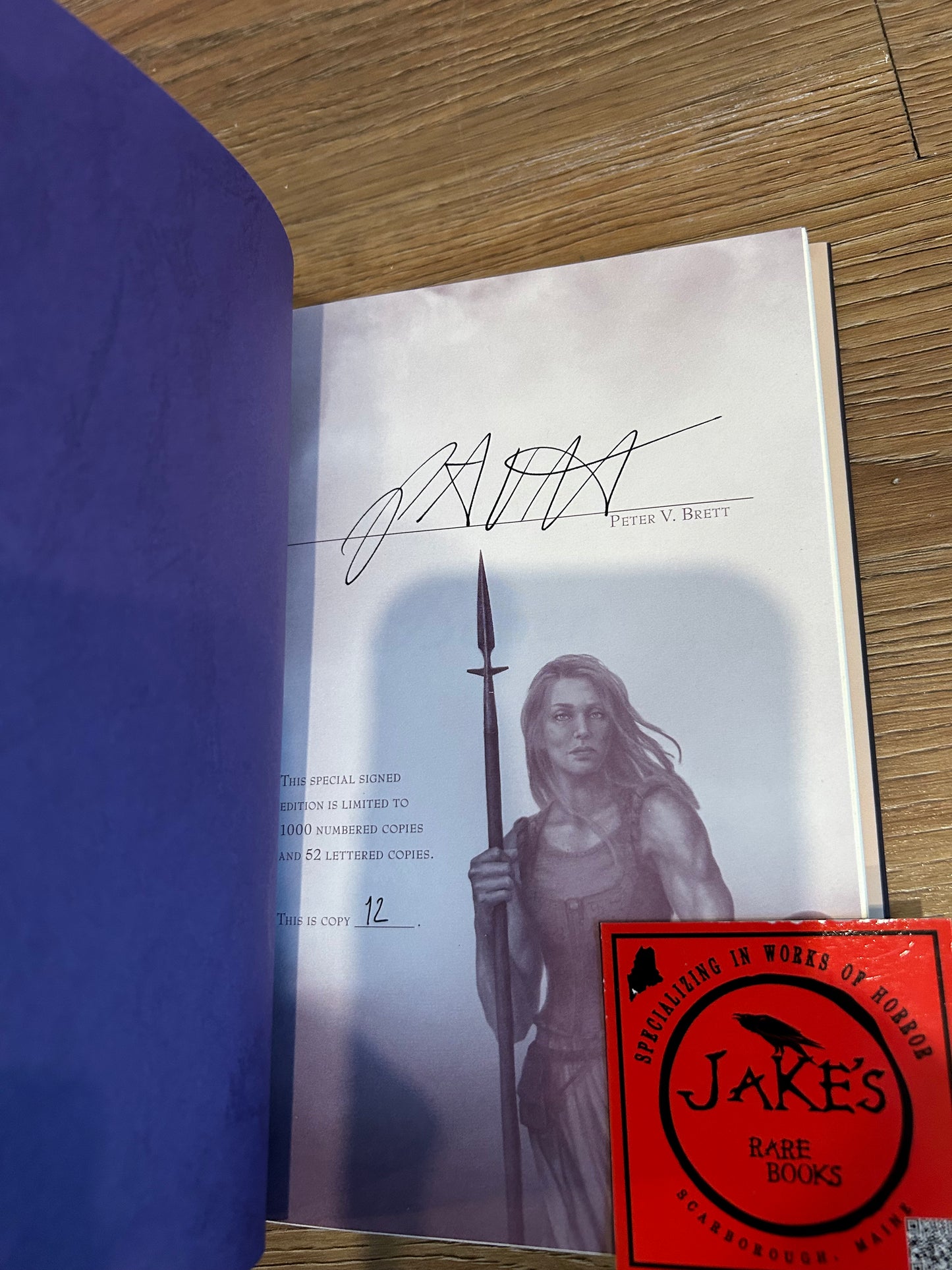 Peter Brett, Barren, Signed Limited Edition #12, Subterranean Press