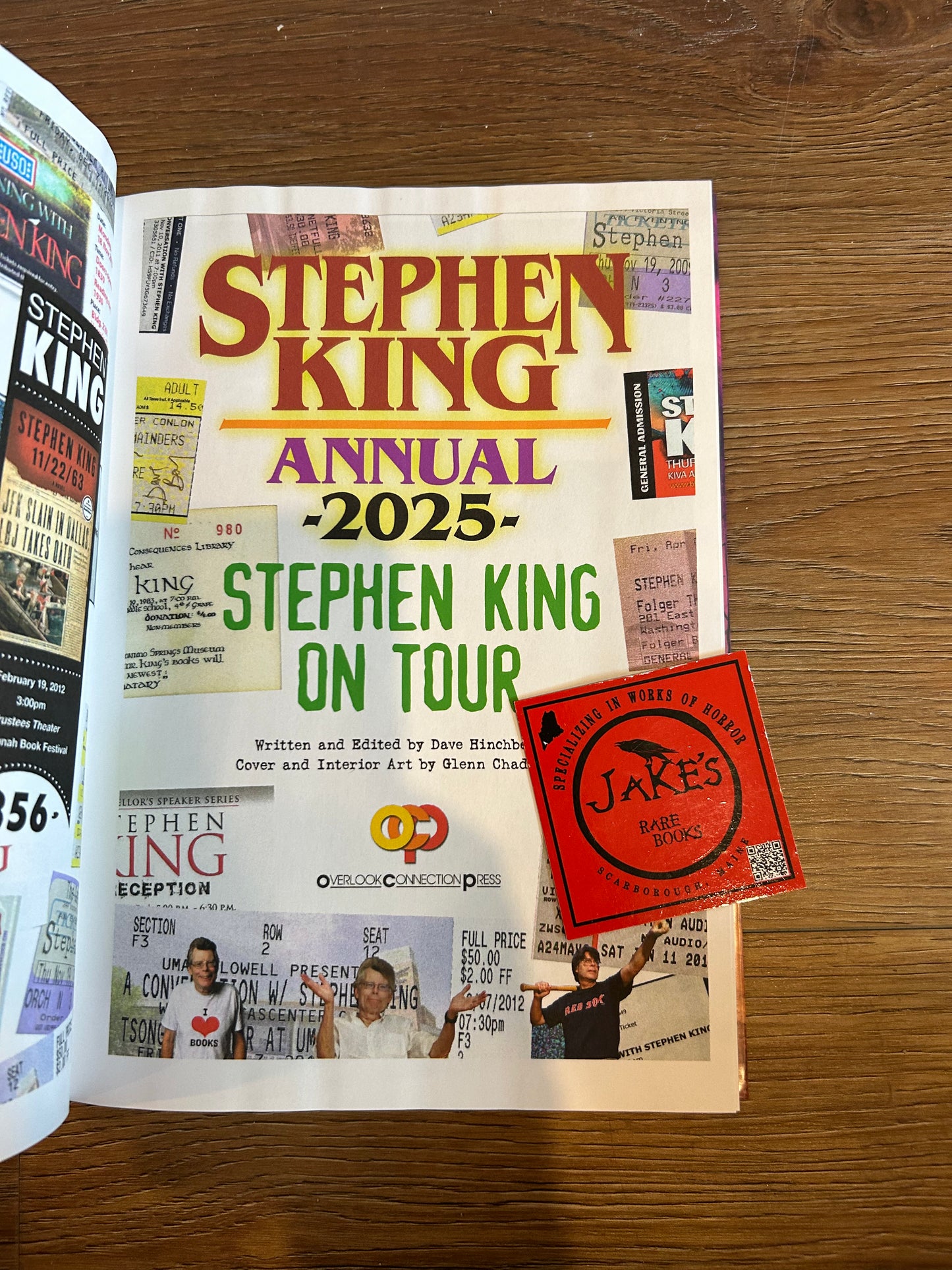Stephen King 2025 Annual, On Tour, Overlook Connection Press