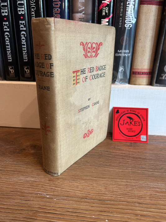 Stephen Crane, The Red Badge of Courage, Second Printing, Appleton and Company