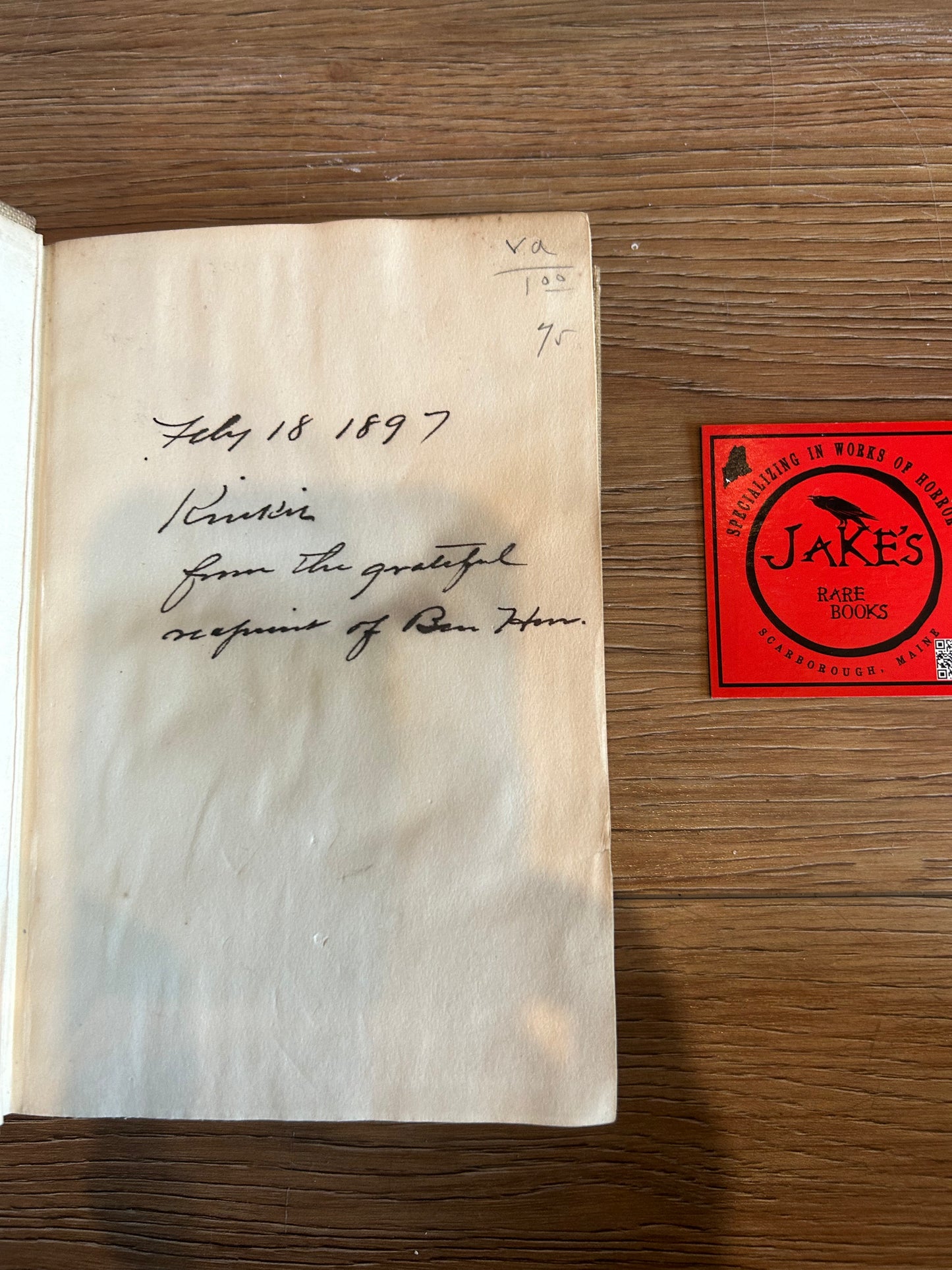 Stephen Crane, The Red Badge of Courage, First Edition, Appleton and Company