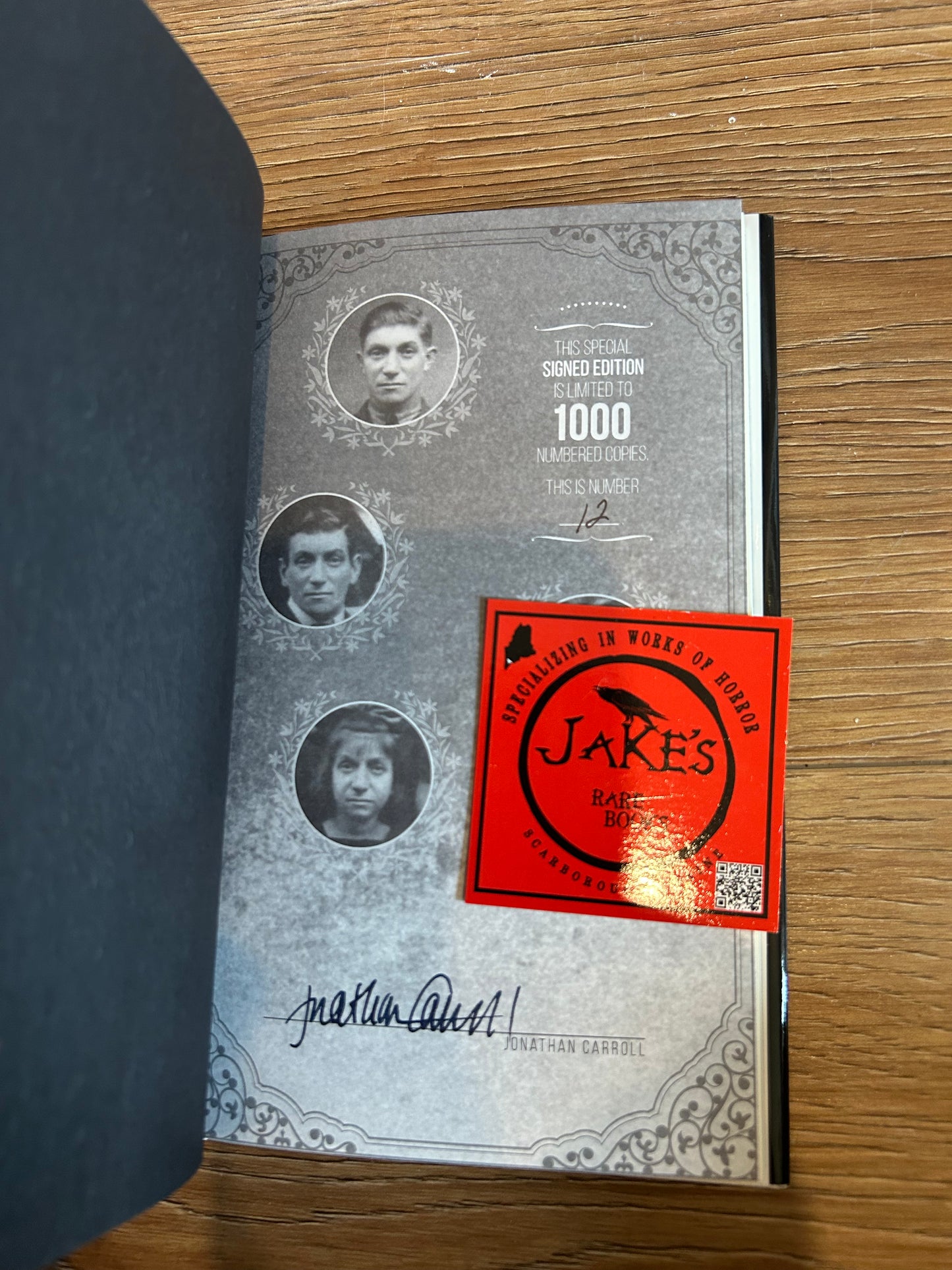 Jonathan Carroll, Teaching the Dog to Read, Signed First Edition, Subterranean Press
