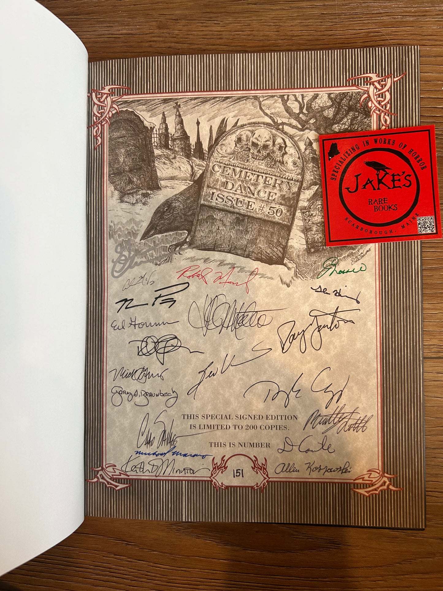 Cemetery Dance 50, Signed Limited Edition, Cemetery Dance
