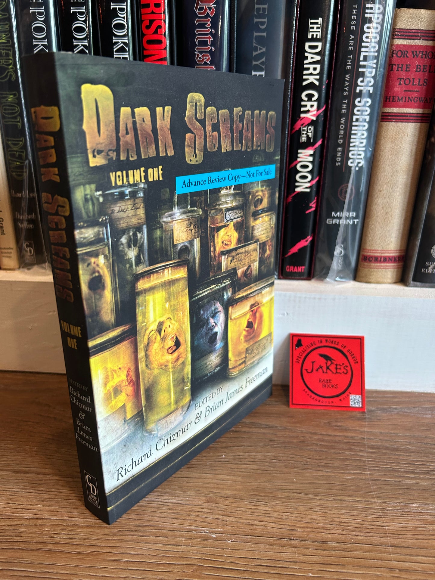 Dark Screams, Volume One, Advance Review Copy, Signed Limited, Cemetery Dance