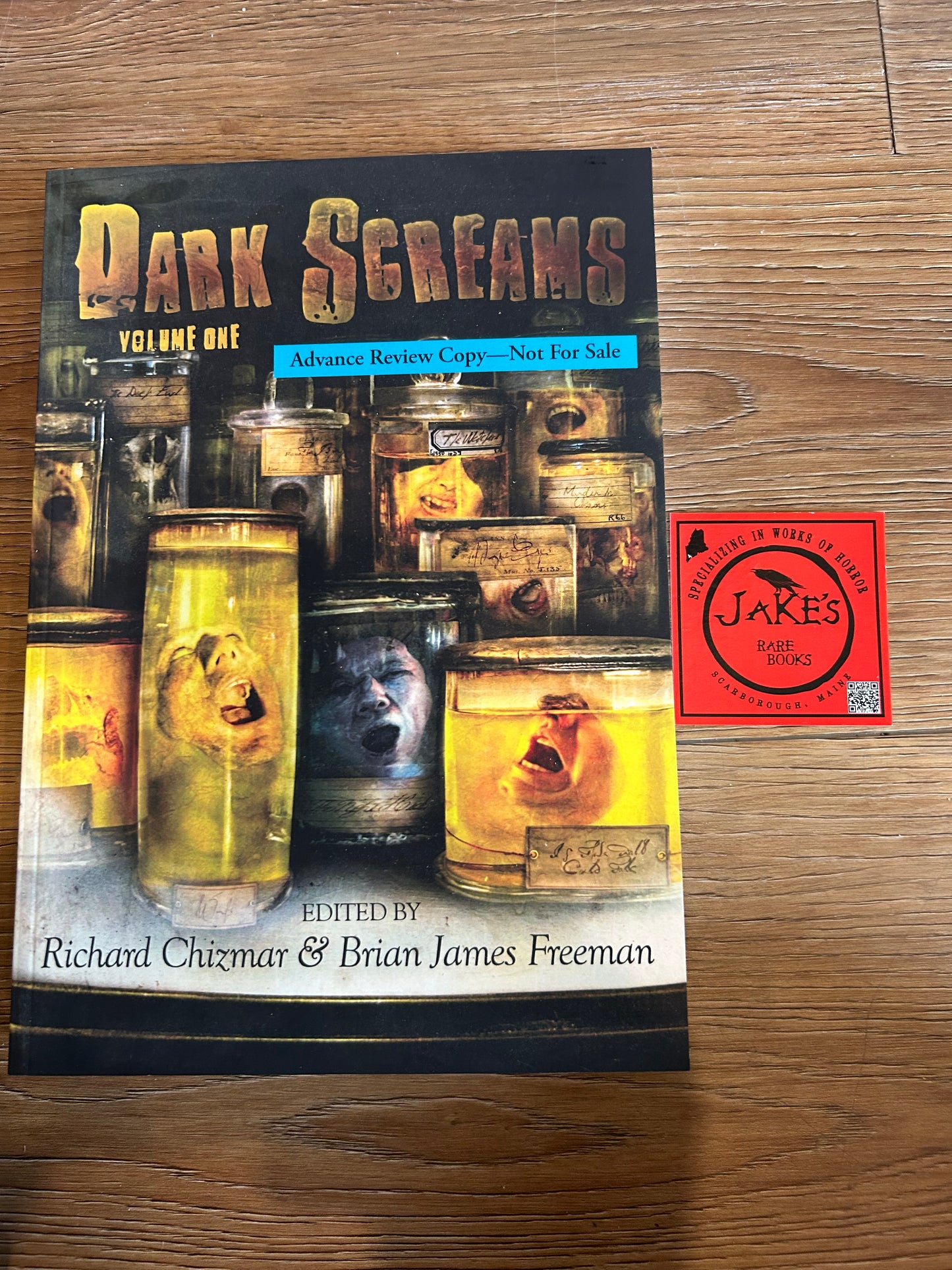 Dark Screams, Volume One, Advance Review Copy, Signed Limited, Cemetery Dance