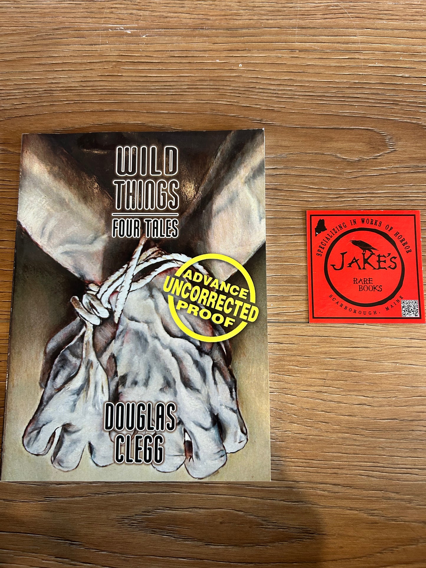Douglas Clegg, Wild Things, Advance Uncorrected Proof, First Edition, Cemetery Dance