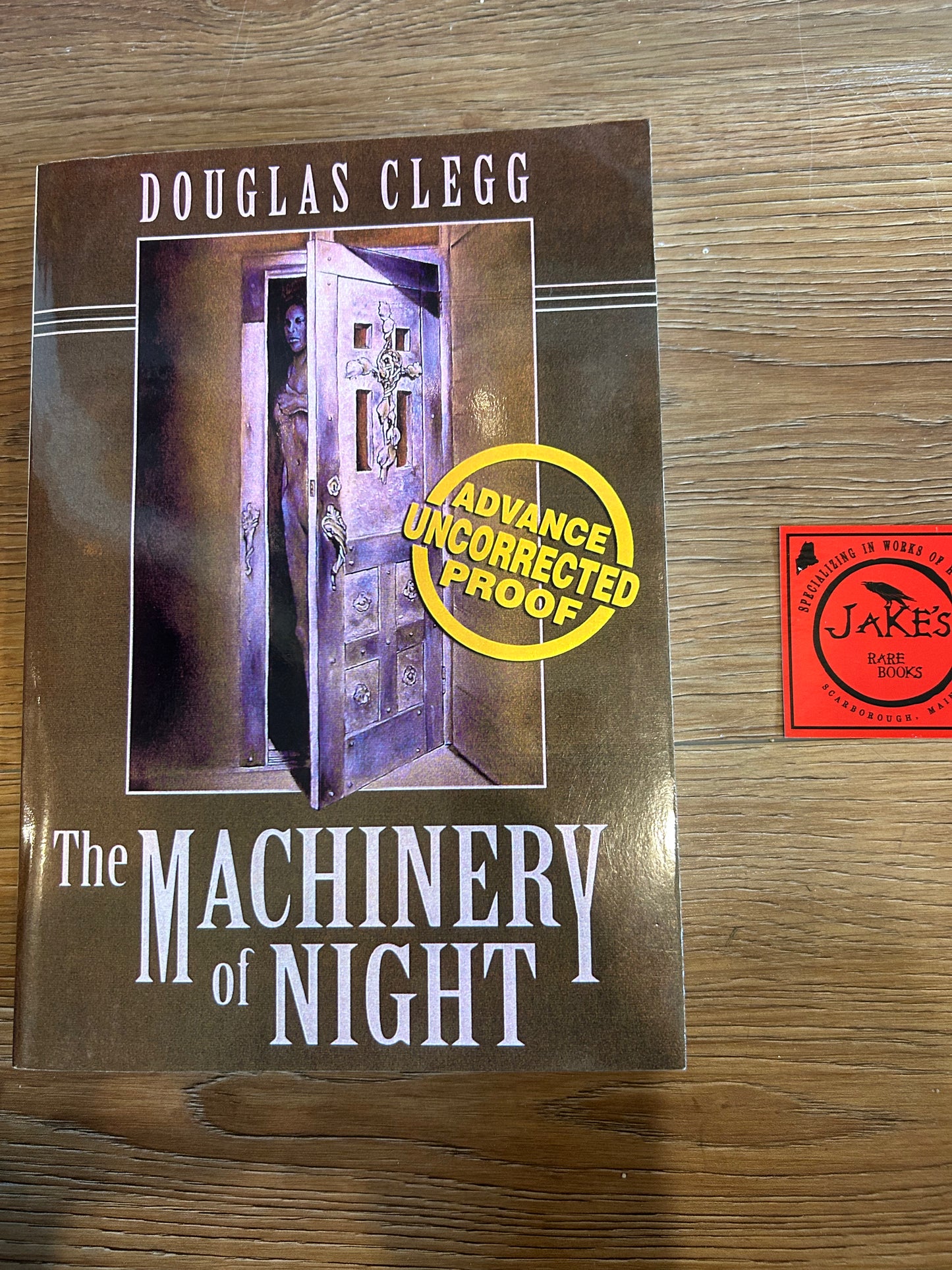 Douglas Clegg, The Machinery of Night, First Edition, Cemetery Dance