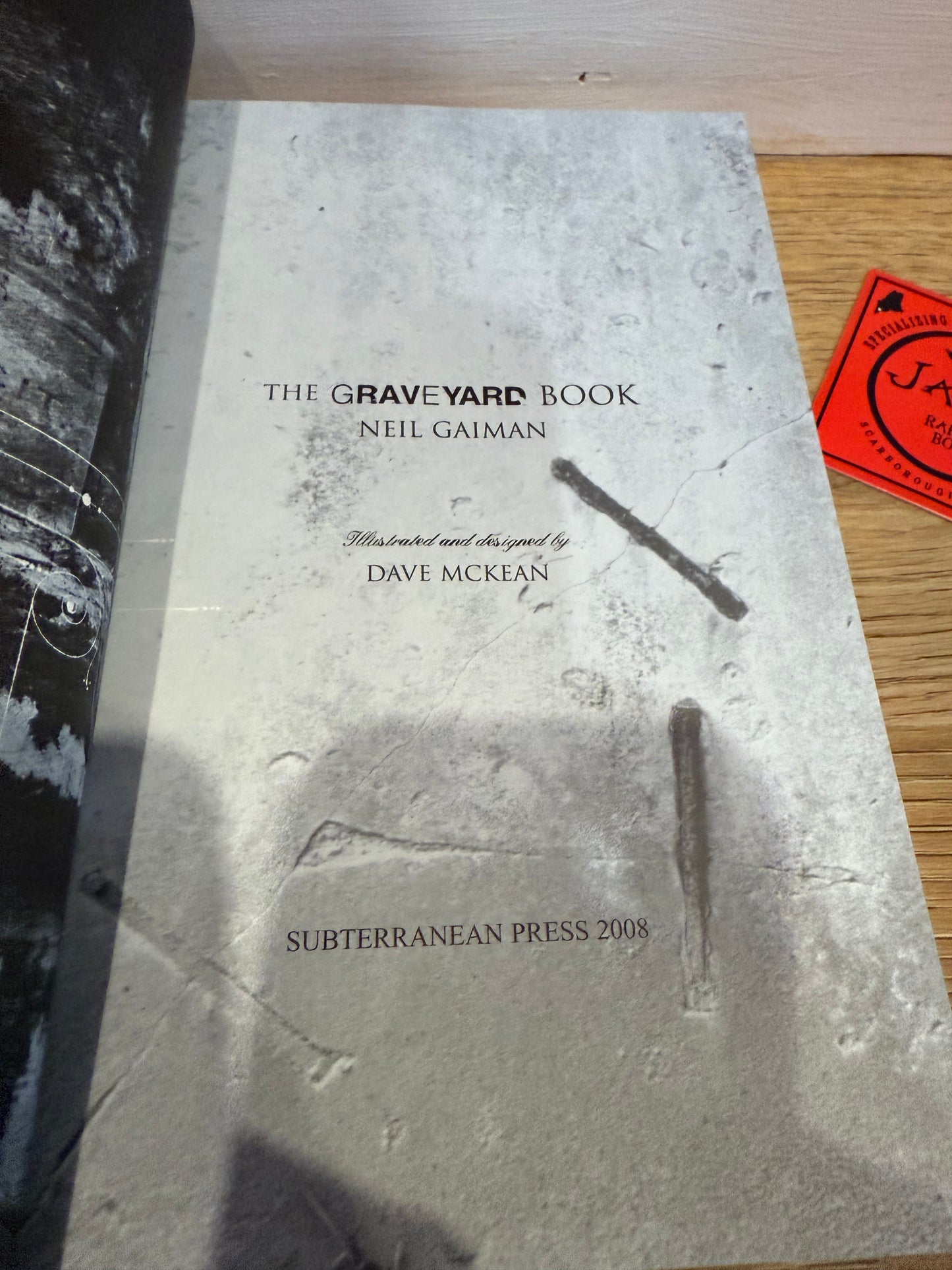 Neil Gaiman, The Graveyard Book, Signed/Limited #293, Subterranean Press