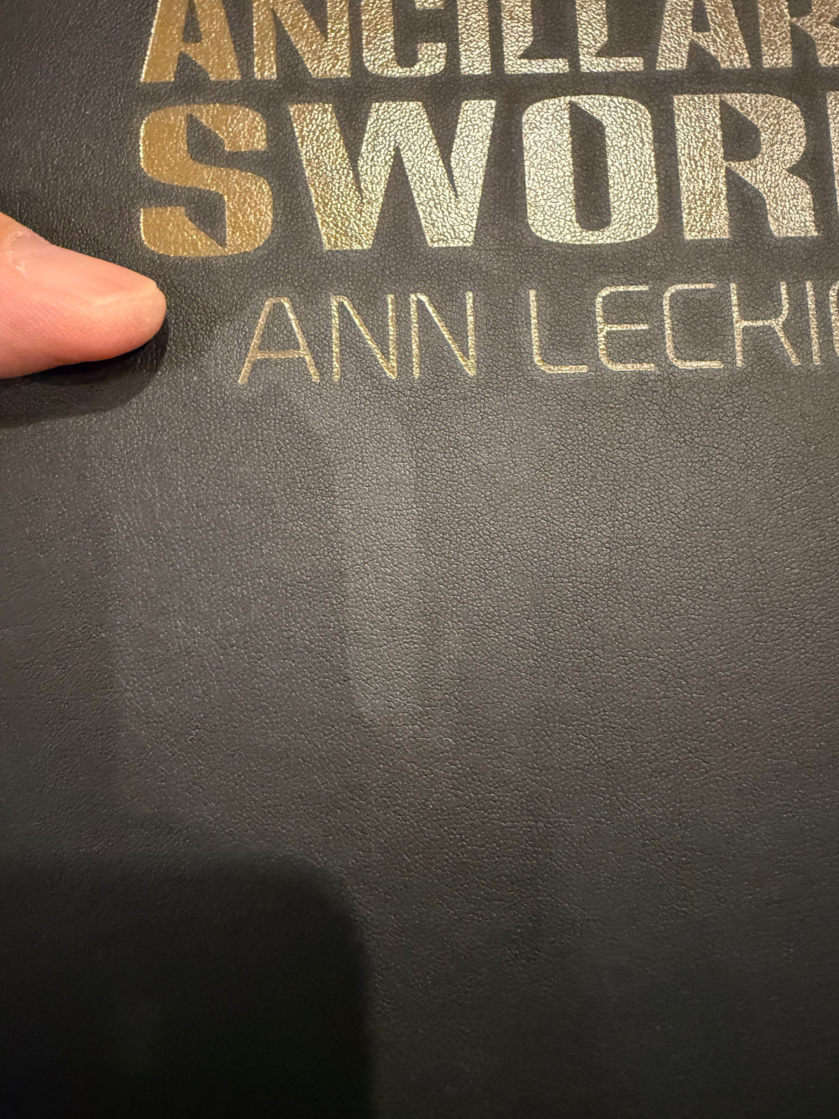 Ann Leckie, Ancillary Sword, Lettered Edition Publisher’s Copy, Subterranean Press