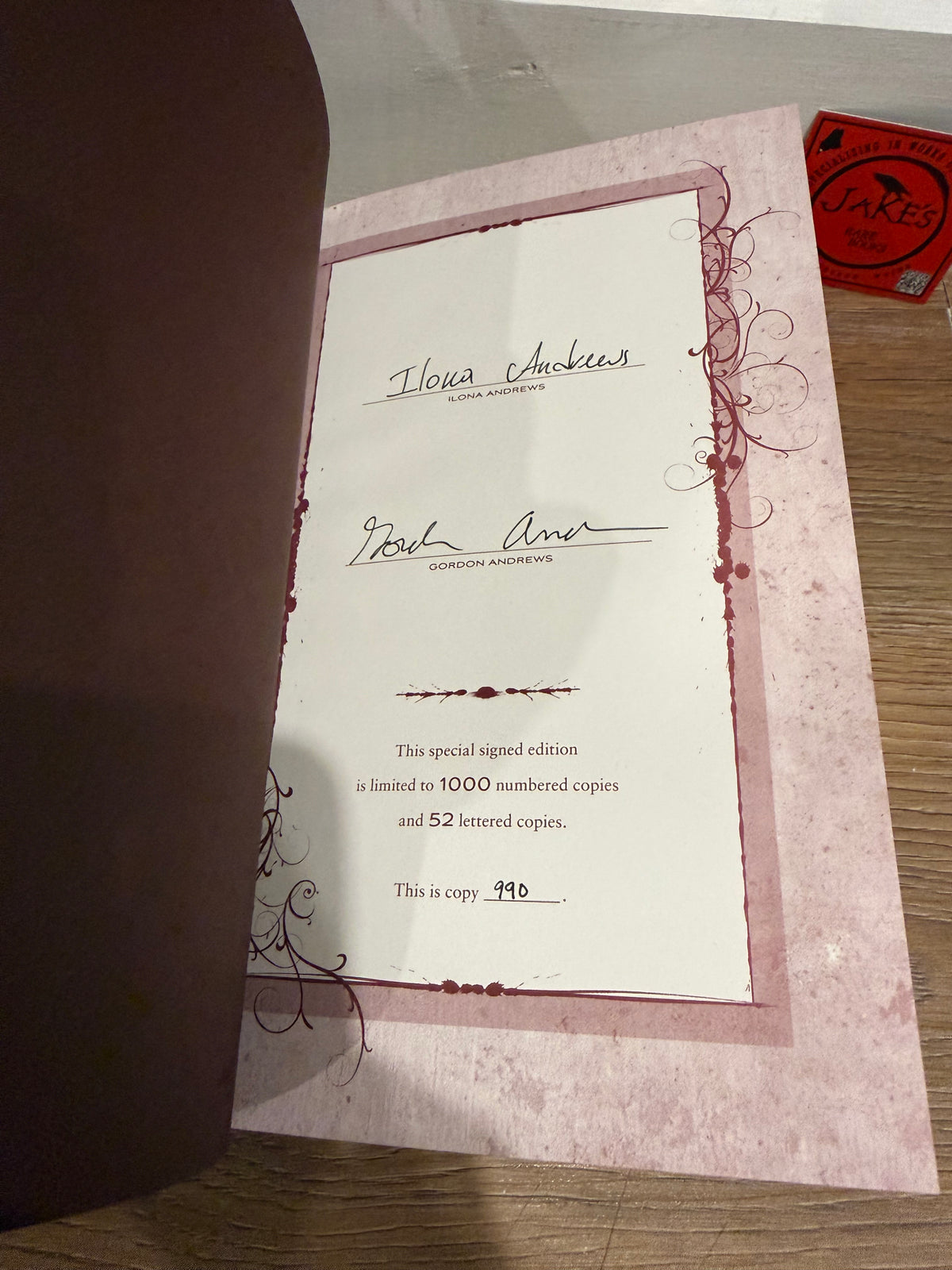 Ilona Andrews, Small Magics, Signed Limited #990, Subterranean Press