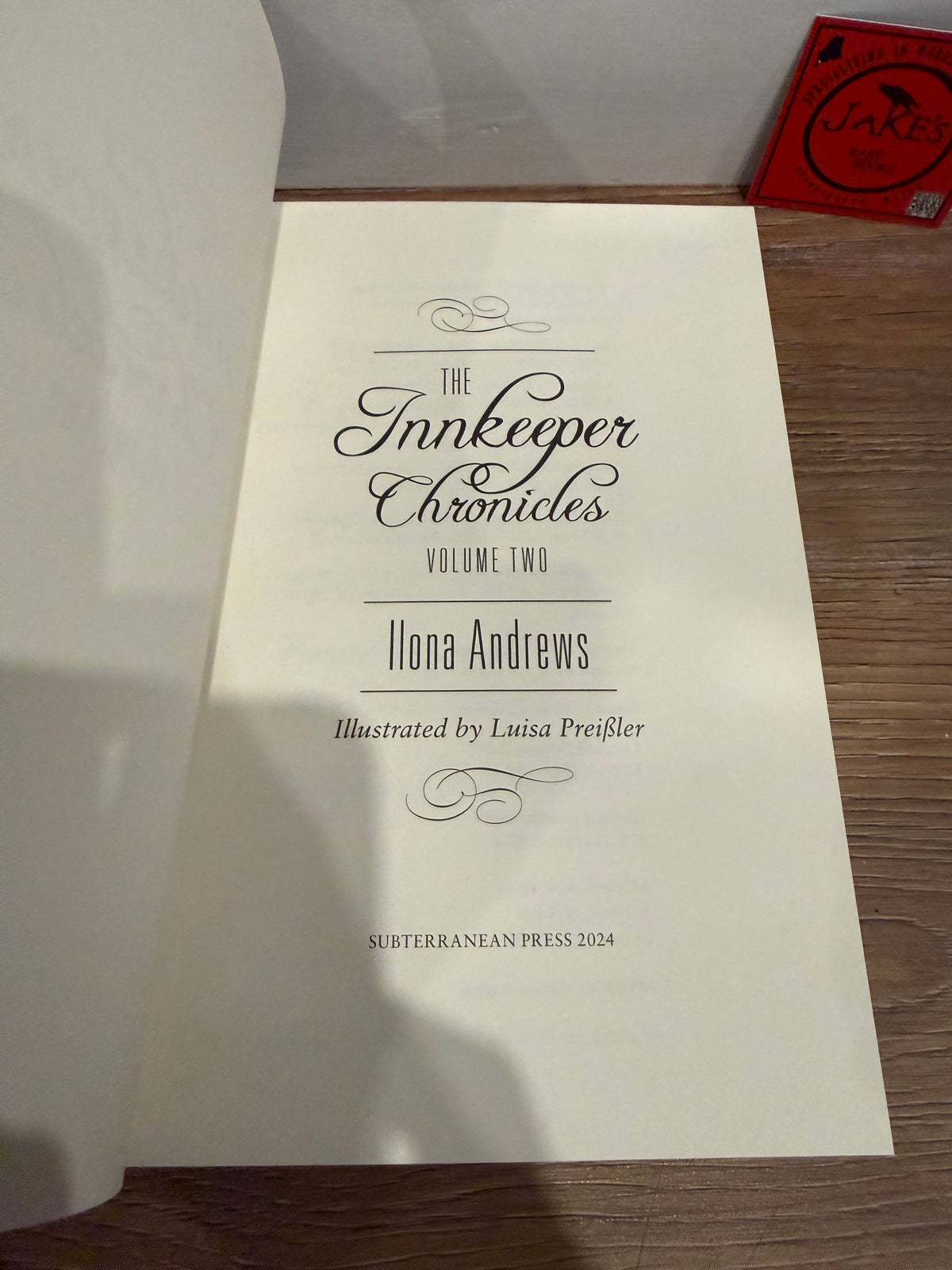 Ilona Andrews, The Innkeeper Chronicles, Volume 2, Signed Limited #990, Subterranean Press