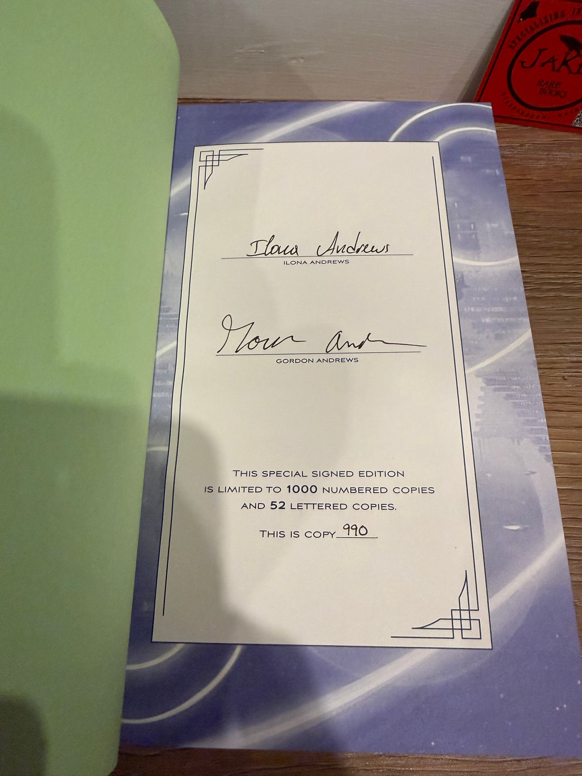 Ilona Andrews, The Kinsmen Universe, Signed Limited #990, Subterranean Press